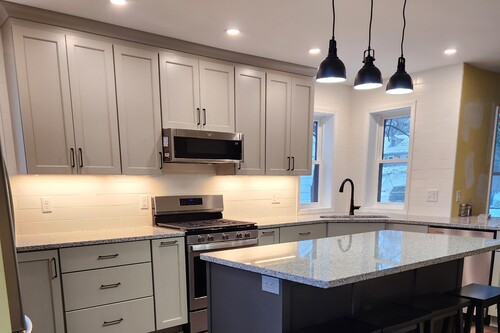Kitchen Remodel in Ann Arbor completed by the Wilderness Construction crew