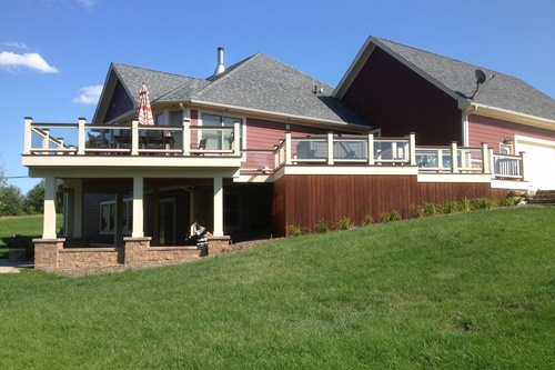 New deck installed on Grass Lake Home