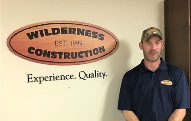 Ryan Roesler, Project Manager, at Wilderness Construction.