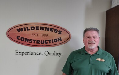 Ray Knick, Selections Coordinator, at Wilderness Construction.
