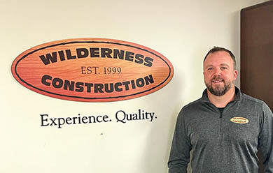 Steve Jedele, General Manager / Sales, at Wilderness Construction.
