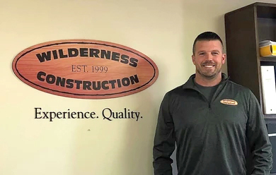 Jason Jedele, General Sales Manager, at Wilderness Construction.