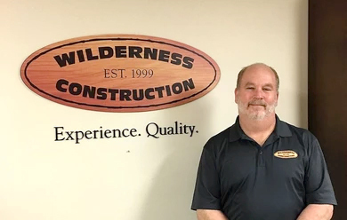 Mark Dreyer, Project Manager, at Wilderness Construction.