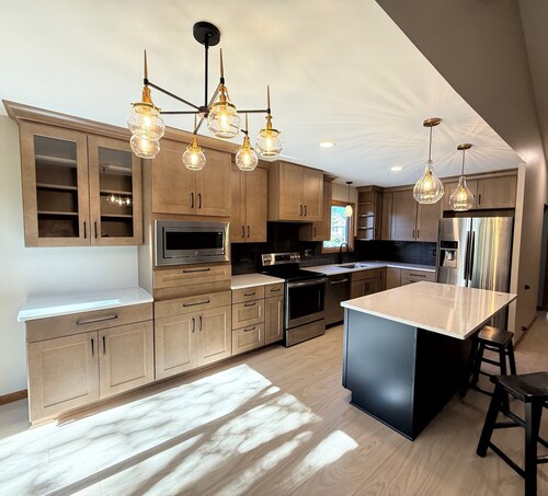 kitchen remodel in Ann Arbor completed by Wiliderness Construction