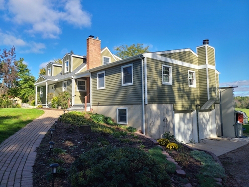 Side View of Siding Replacement in Ann Arbor